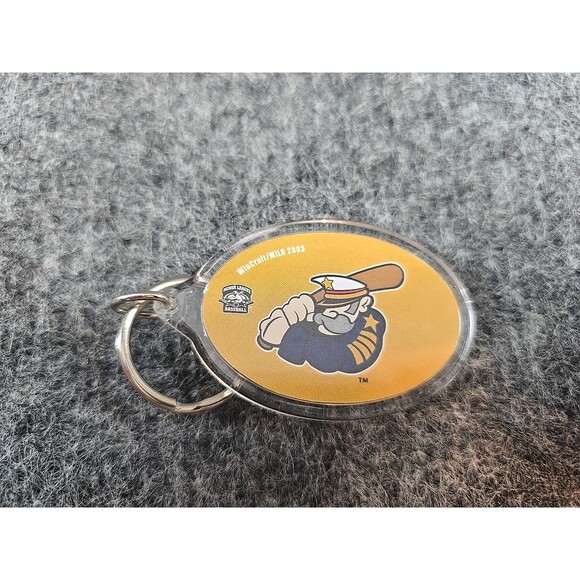 Y2K Lake County Captains Keychain Minor League Baseball Acrylic Plasic 2003 - Picture 3 of 4
